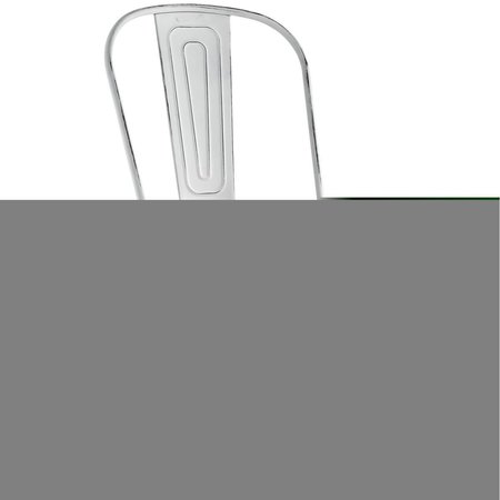 MODWAY Promenade Bamboo Side Chair, White EEI-2028-WHI